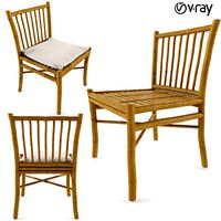 Tine K Home bamboo dining room chair railing