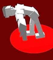 Pose-able Low-Poly Proportionate Character