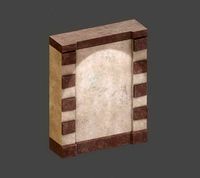 PBR Moist Wall Low Poly 3D Model