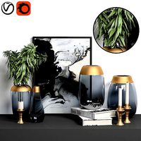 Glass vase decor01