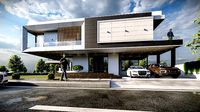 2 kanal Modern Masterpiece of Modern home With sketchup model