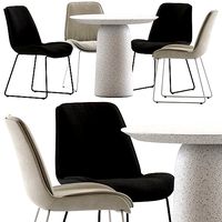 Globewest Chase Dining Chair and Paloma Table