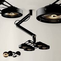 Ceiling Light Modular Nomad 4x AR111 GI Black and Silver