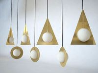 TOM DIXON PLANE PENDANT LIGHTS