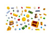 Low Poly Reward Item Pack