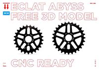 bmx sprocket eclat abyss 25t 28t cnc ready free