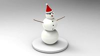 Snowman 3d model