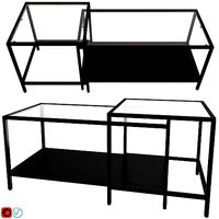 VITTSJO VITSHO A set of side serving coffee coffee tables