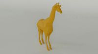 Low Poly Giraffe