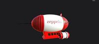 zeppelin 3d model