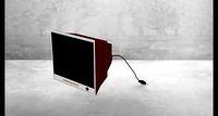 3D model of TV - Game Ready Low Poly