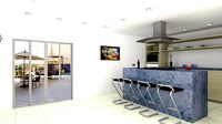 Gourmet kitchen