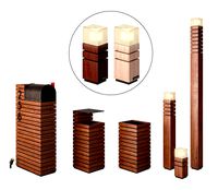 Letterbox - Litter bin - Lights - Set 3