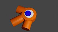 3D Blender Logo