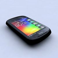 htc explorer mobile 3d mdoel