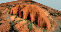 Uluru Ayers Rock 3D model
