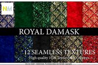 Royal Damask 12 Seamless Fabric Texture