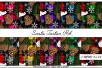 Santa Tartan Rib 10 Seamless Texture