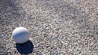 Beige granite gravel textur