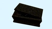 Tombstone with a corpse