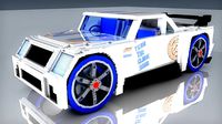 Minecraft Bassline Car 3D Model V1