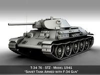 T-34-76 - STZ - Model 1941 - Soviet Medium Tank
