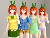Yotsuba Nakano anime girl pose 01