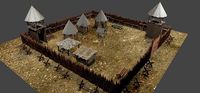 Wooden castle