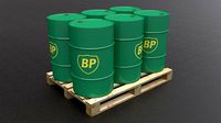 BP Barrel With Pallet