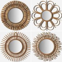 Mirror rattan