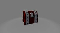 Low-poly chest