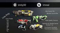 Sci Fi Weapon Pack low poly guns 3d models