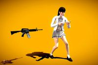Battle Royale Japanese Schoolgirl