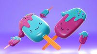 Ice Cream Toon Model
