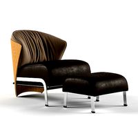 Elba Chair with Ottoman