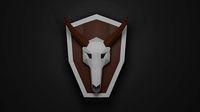 Goat Skull Low-Poly