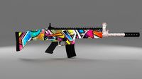 Textured gun