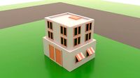 Low poly house