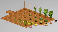Farm G47 Low-poly 3D model