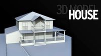 House Low-poly 3D model