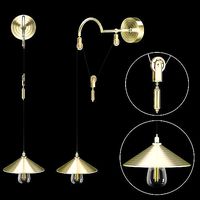Decorative Luxury Brass Aging Nightstand Lamp