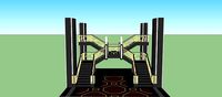 American Horror Story Hotel ART-DECO Stairway