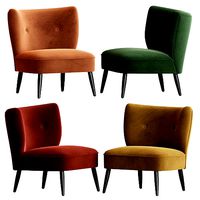 Franck Velvet Armchair