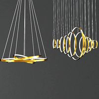 Linear Ring Simple Pendant Light