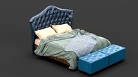 Tufted Luxury Bed