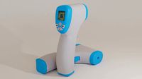 Realistic Low poly Infrared Thermometer