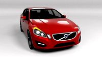 VOLVO V60 2011 LOWPOLY