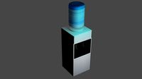 Low poly Water cooler
