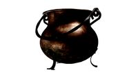 Copper cauldron