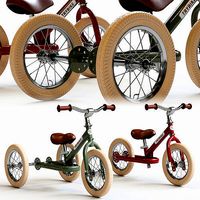 Trybike Tricycle Et Draisienne Acier 2 en 1 Vintag